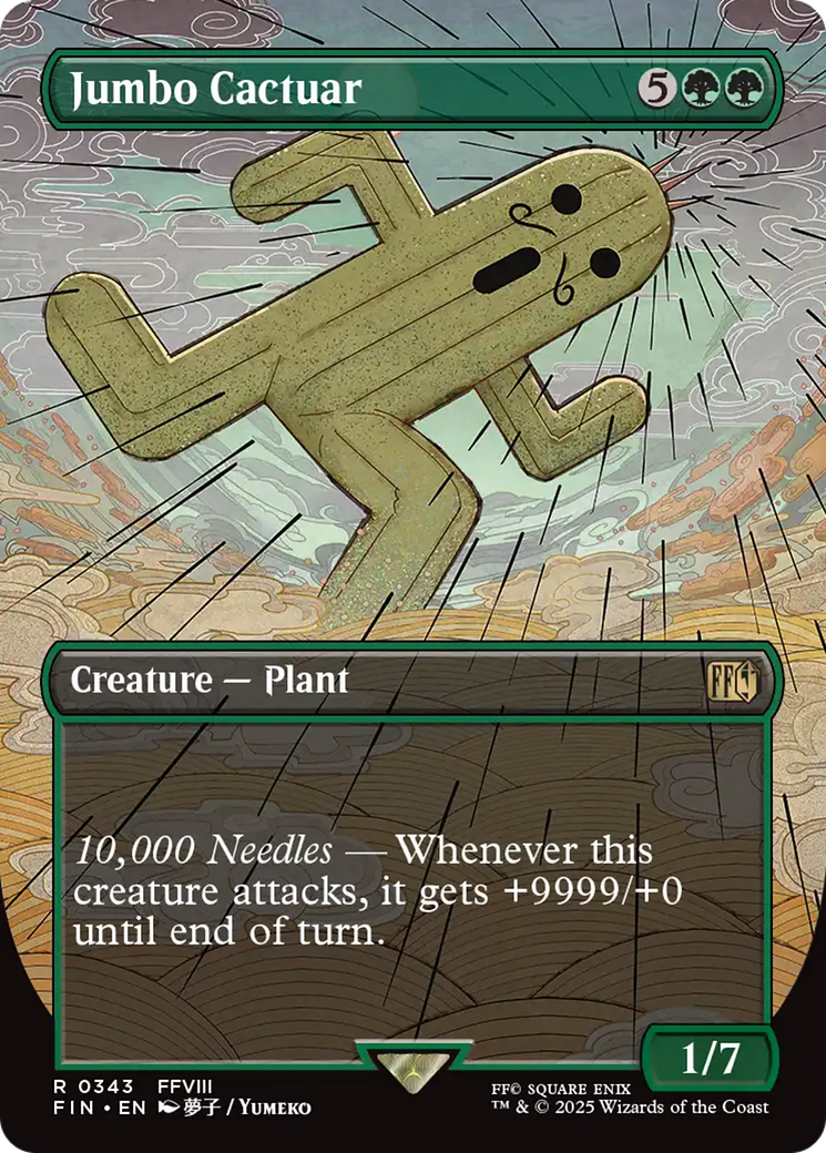 Jumbo Cactuar (Borderless) [FINAL FANTASY] | Good Games Cannington