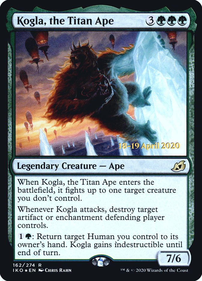 Kogla, the Titan Ape [Ikoria: Lair of Behemoths Prerelease Promos] | Good Games Cannington