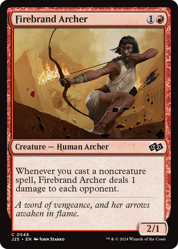 Firebrand Archer [Foundations Jumpstart] | Good Games Cannington