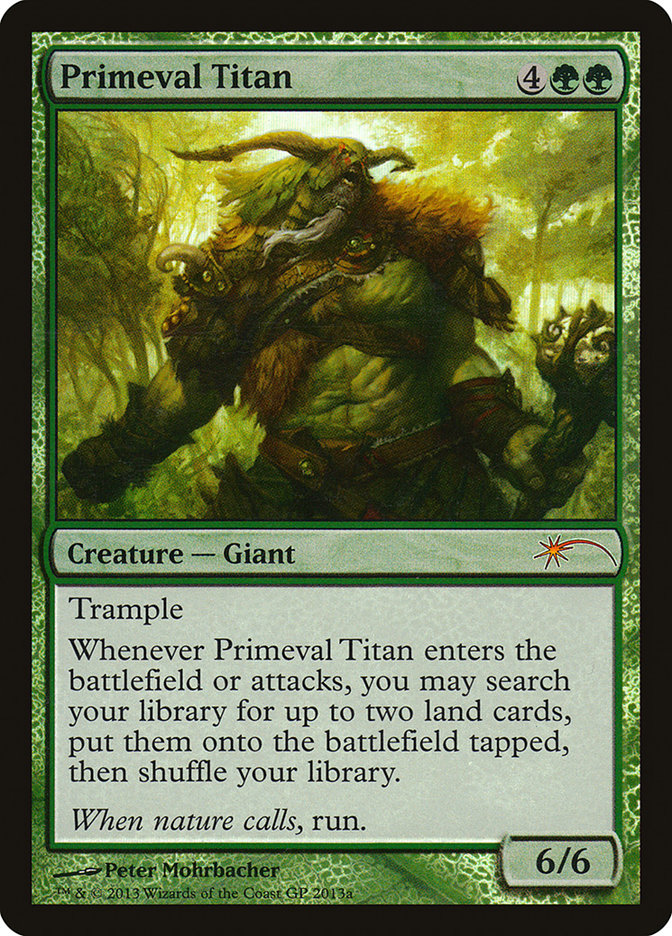 Primeval Titan (Grand Prix) [Grand Prix Promos] | Good Games Cannington