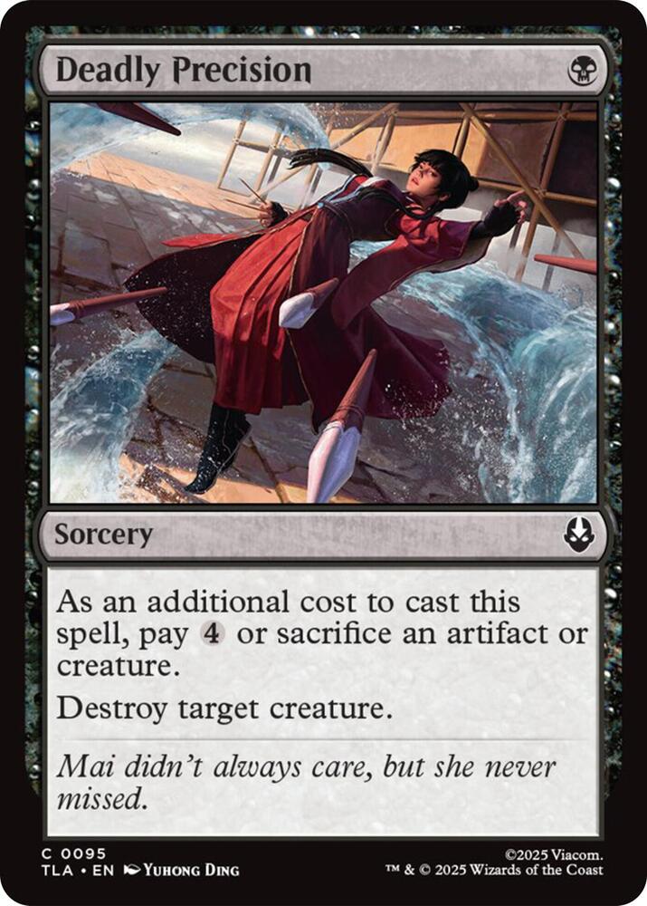 Deadly Precision 95 (Avatar: The Last Airbender)  - Foil | Good Games Cannington