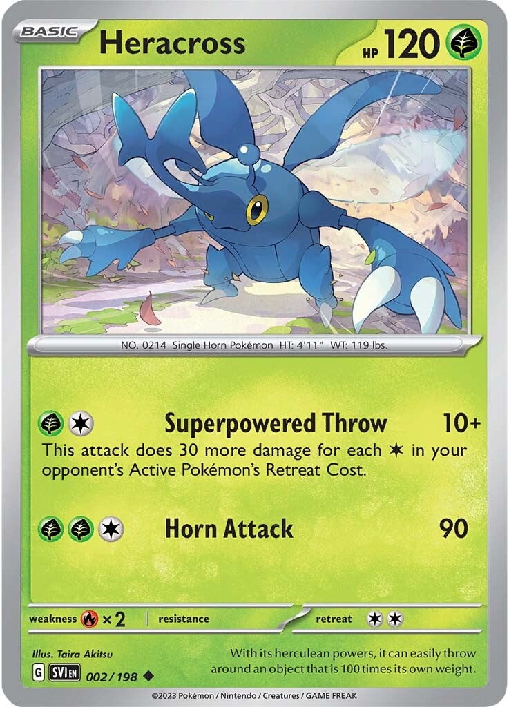 Heracross (002/198) [Scarlet & Violet: Base Set] | Good Games Cannington