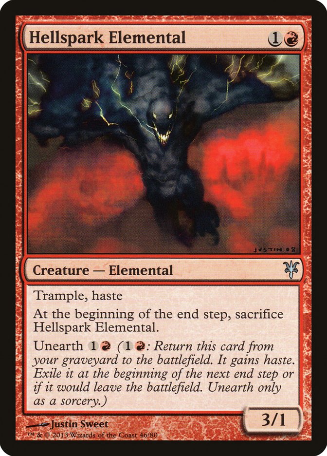 Hellspark Elemental [Duel Decks: Sorin vs. Tibalt] | Good Games Cannington