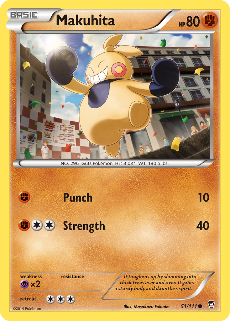 Makuhita (51/111) [XY: Furious Fists] | Good Games Cannington