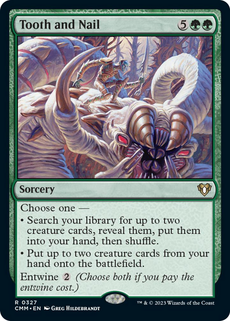 Tooth and Nail [Commander Masters] | Good Games Cannington