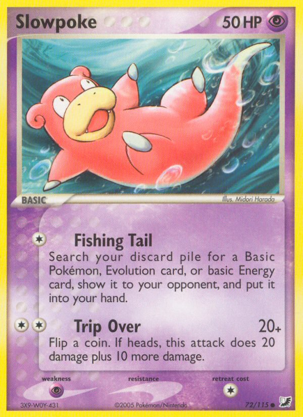 Slowpoke (72/115) [EX: Unseen Forces] | Good Games Cannington