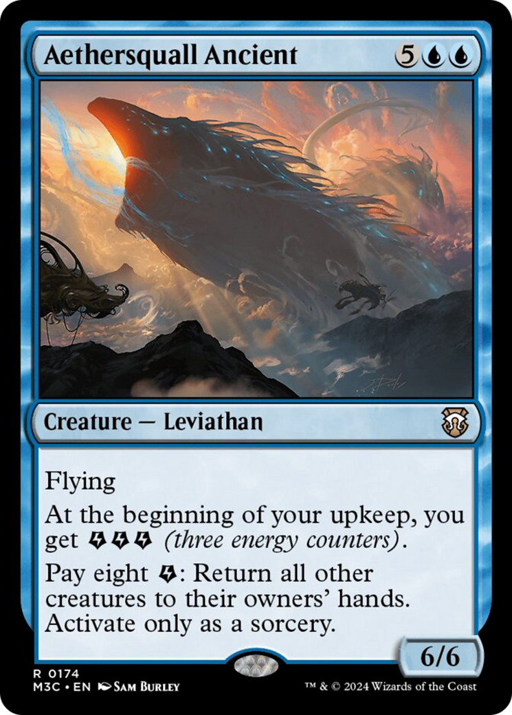 Aethersquall Ancient (Ripple Foil) [Modern Horizons 3 Commander] | Good Games Cannington