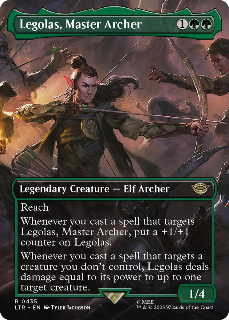 Legolas, Master Archer (Borderless Alternate Art) [The Lord of the Rings: Tales of Middle-Earth] | Good Games Cannington