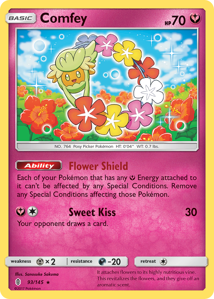 Comfey (93/145) [Sun & Moon: Guardians Rising] | Good Games Cannington
