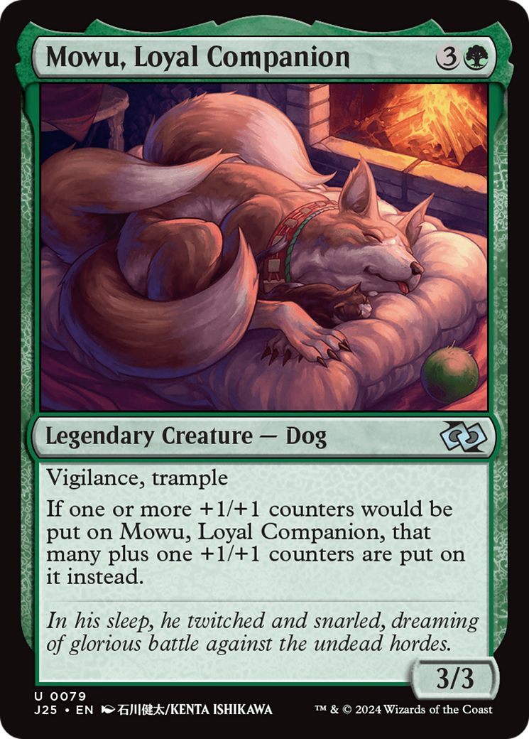 Mowu, Loyal Companion (Anime) [Foundations Jumpstart] | Good Games Cannington