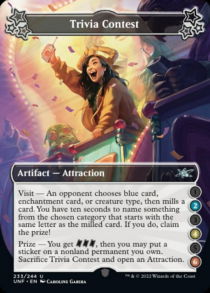 Trivia Contest (2-4-6) [Unfinity] | Good Games Cannington