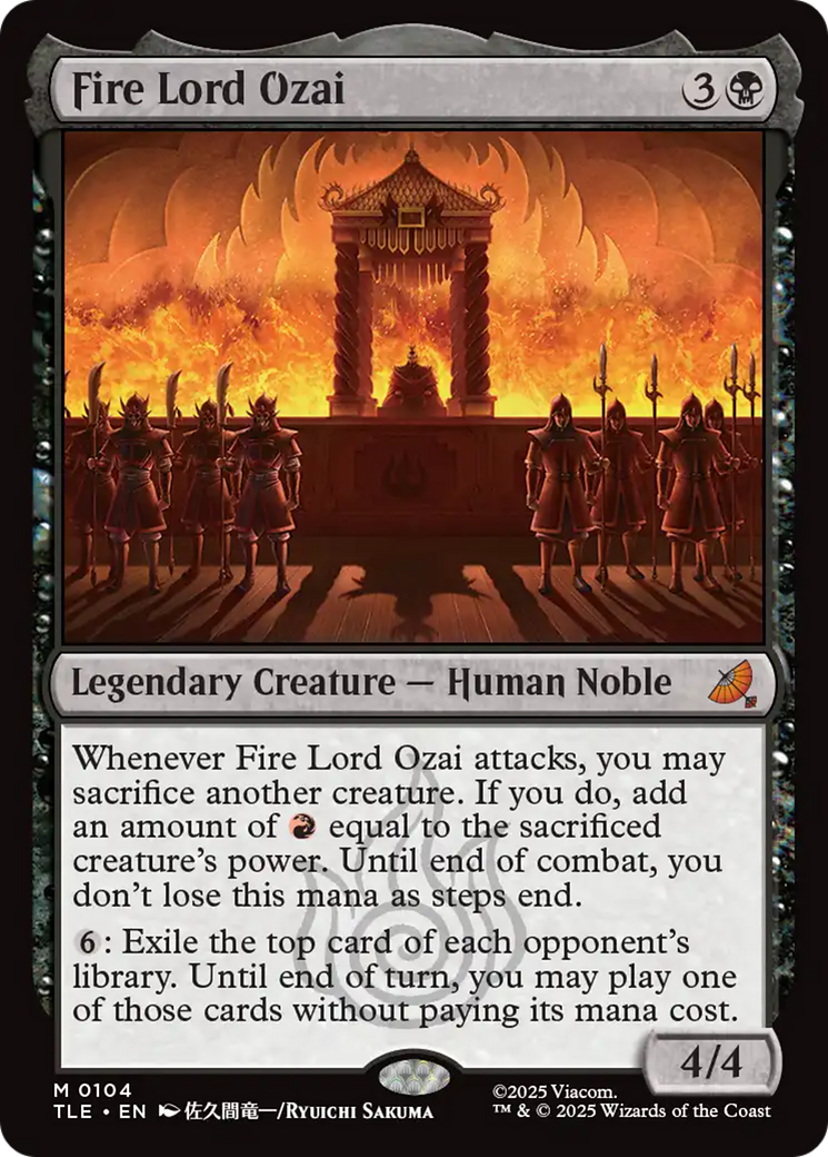Fire Lord Ozai [Avatar: The Last Airbender: Eternal-Legal] | Good Games Cannington