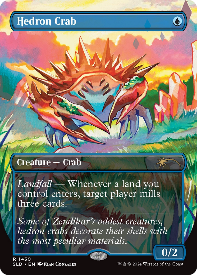 Hedron Crab (Rainbow Foil) [Secret Lair Drop Series] | Good Games Cannington