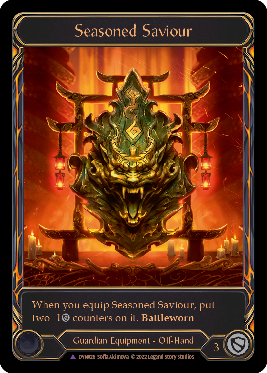 Seasoned Saviour (Marvel) [DYN026] (Dynasty)  Cold Foil | Good Games Cannington