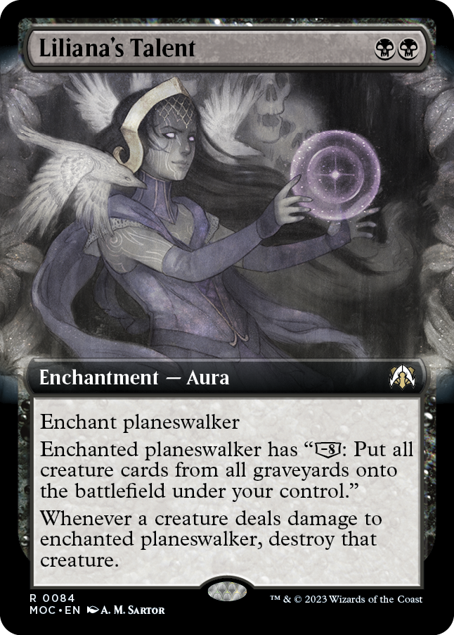 Liliana's Talent (Extended Art) [March of the Machine Commander] | Good Games Cannington