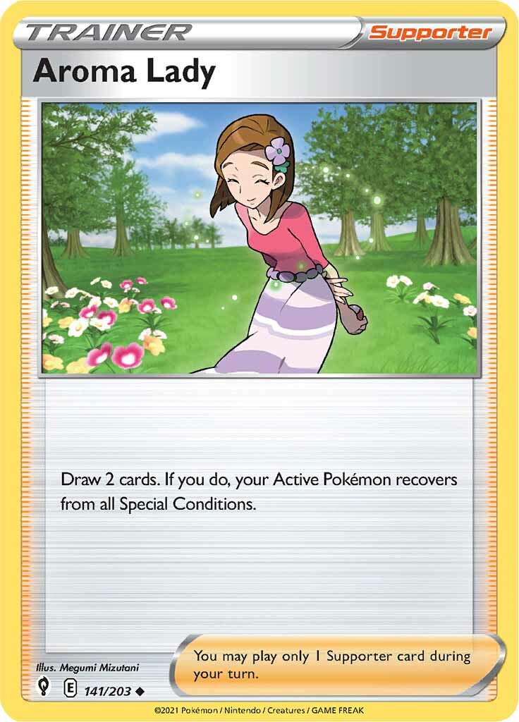 Aroma Lady (141/203) [Sword & Shield: Evolving Skies] | Good Games Cannington