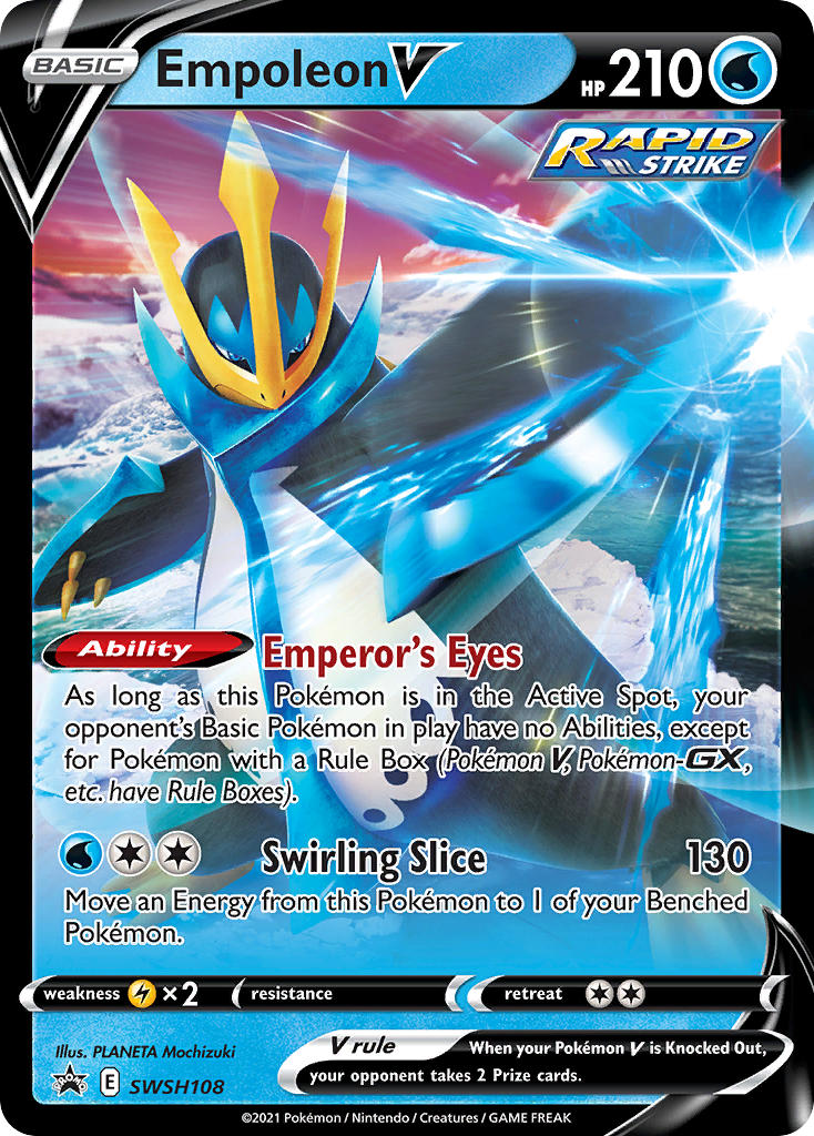 Empoleon V (SWSH108) [Sword & Shield: Black Star Promos] | Good Games Cannington