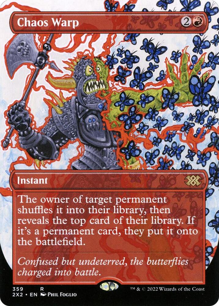 Chaos Warp Borderless 359 (Double Masters 2022)  | Good Games Cannington