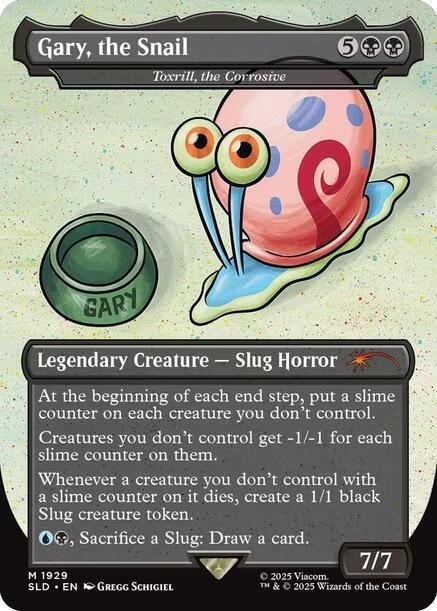 Gary, the Snail - Toxrill, the Corrosive [Secret Lair Drop Series] | Good Games Cannington