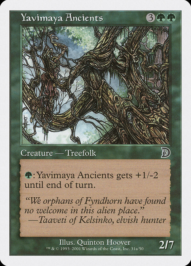 Yavimaya Ancients (Druid Art) [Deckmasters] | Good Games Cannington