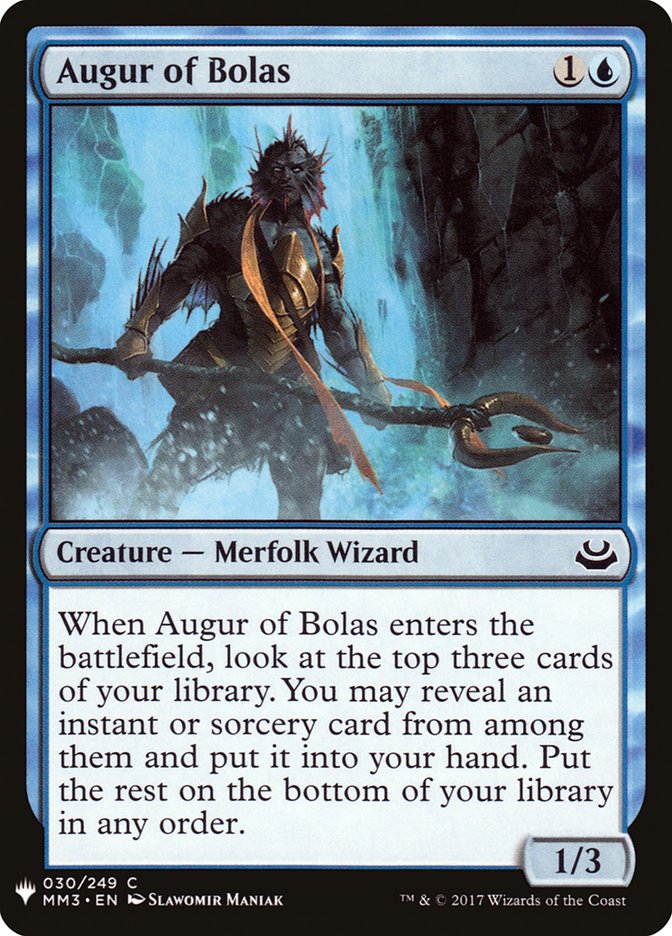 Augur of Bolas [Mystery Booster] | Good Games Cannington