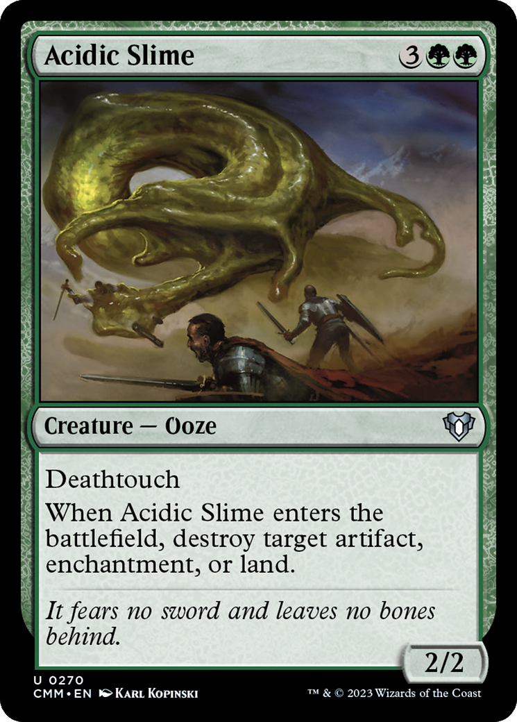 Acidic Slime [Commander Masters] | Good Games Cannington