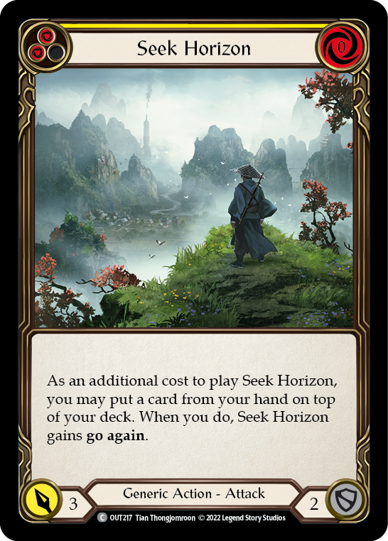 Seek Horizon (Yellow) [OUT217] (Outsiders) | Good Games Cannington