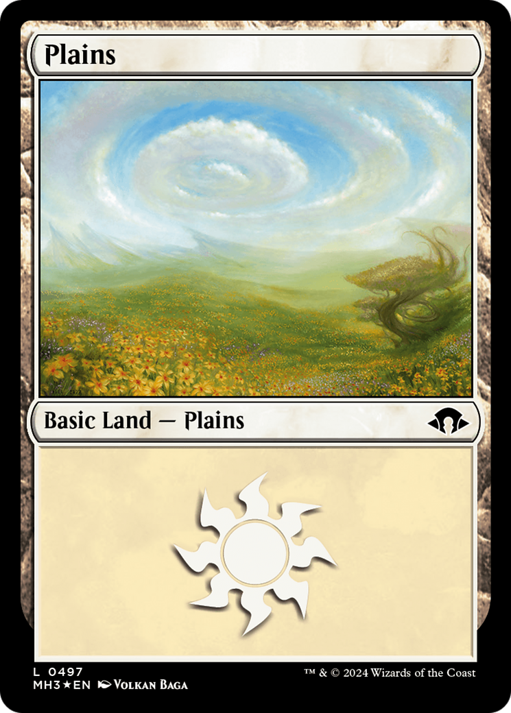 Plains (0497) (Ripple Foil) [Modern Horizons 3] | Good Games Cannington