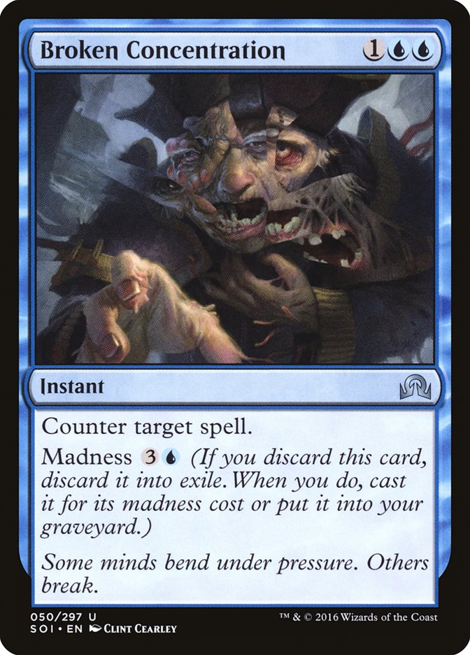 Broken Concentration 50/297 (Shadows over Innistrad)  | Good Games Cannington