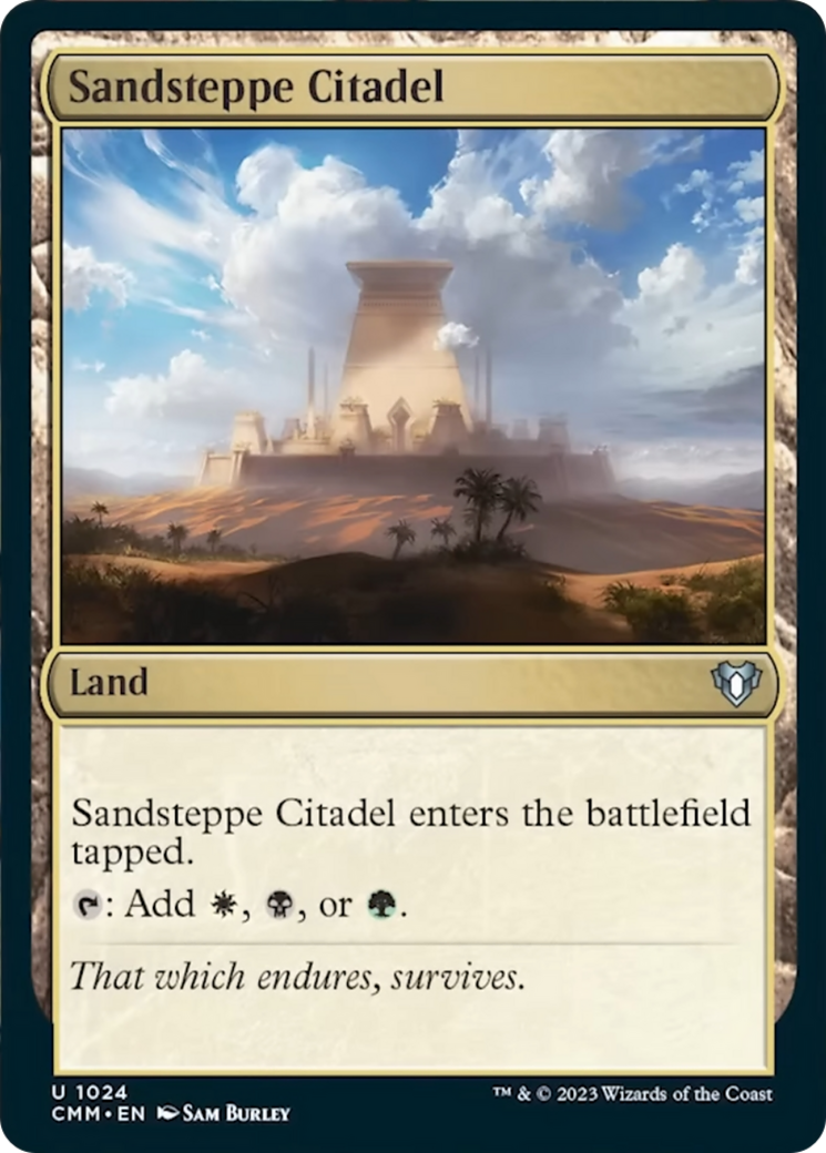 Sandsteppe Citadel [Commander Masters] | Good Games Cannington