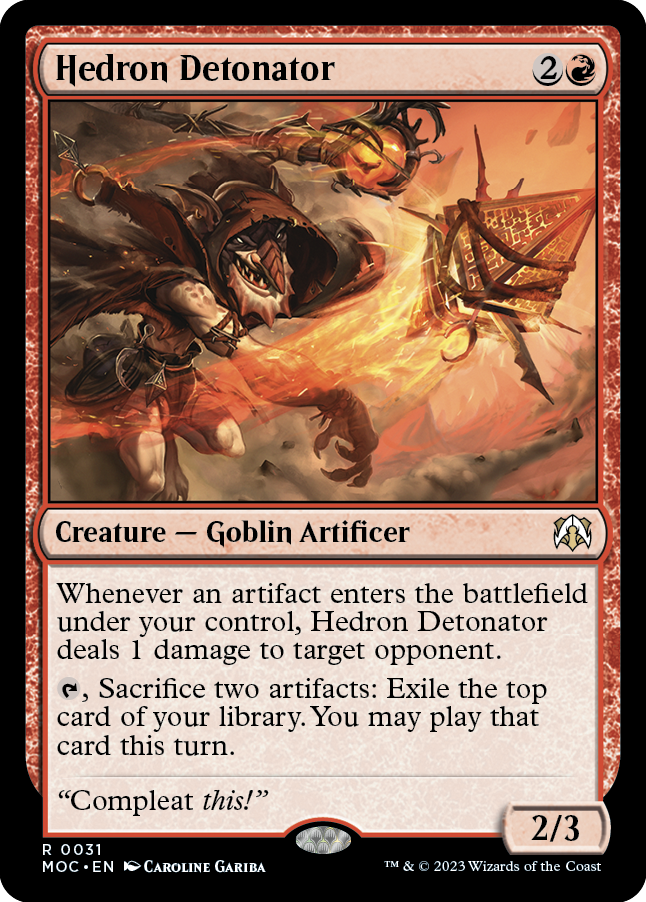 Hedron Detonator [March of the Machine Commander] | Good Games Cannington