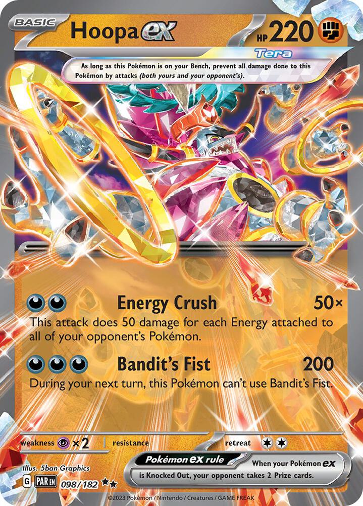 Hoopa ex (SV04: Paradox Rift)  - Holofoil | Good Games Cannington