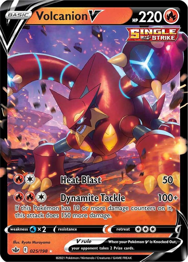 Volcanion V (SWSH06: Chilling Reign)  - Holofoil | Good Games Cannington