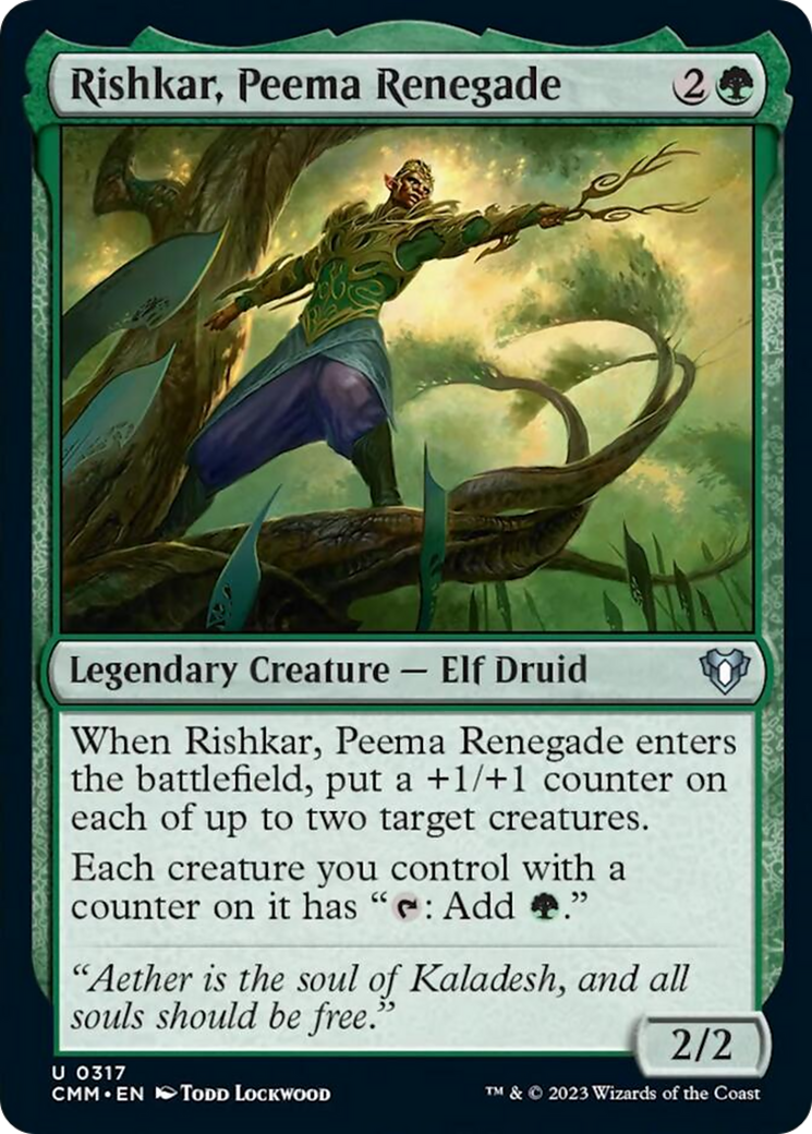 Rishkar, Peema Renegade [Commander Masters] | Good Games Cannington