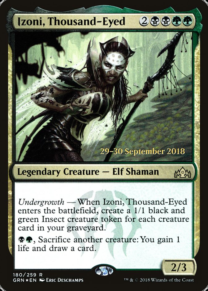Izoni, Thousand-Eyed [Guilds of Ravnica Prerelease Promos] | Good Games Cannington