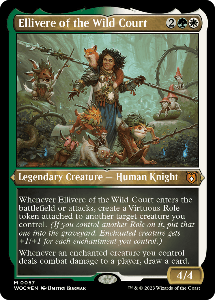 Ellivere of the Wild Court (Display Commander) [Wilds of Eldraine Commander] | Good Games Cannington