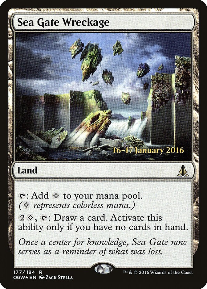 Sea Gate Wreckage [Oath of the Gatewatch Prerelease Promos] | Good Games Cannington