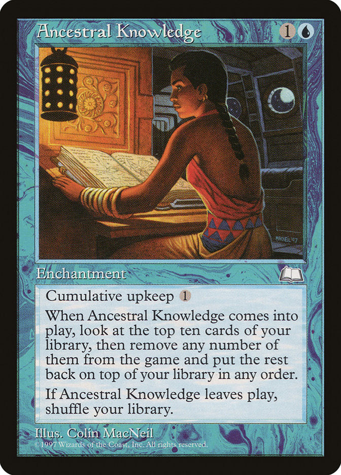 Ancestral Knowledge 32/167 (Weatherlight)  | Good Games Cannington