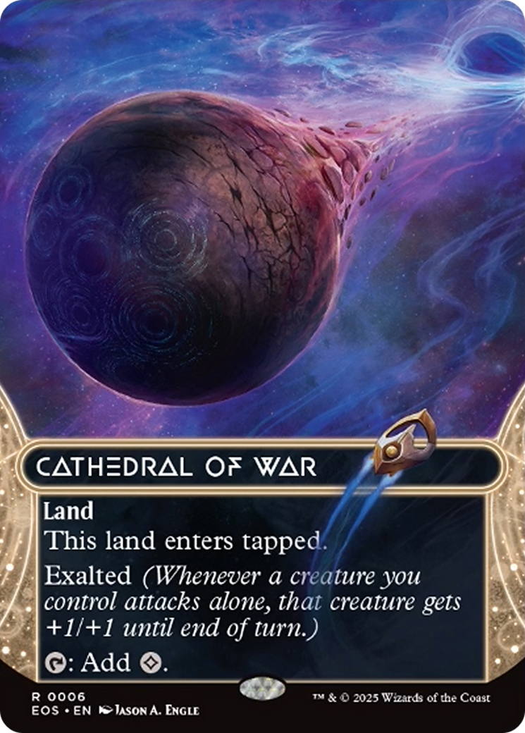 Cathedral of War (0006) (Borderless) [Edge of Eternities: Stellar Sights] | Good Games Cannington