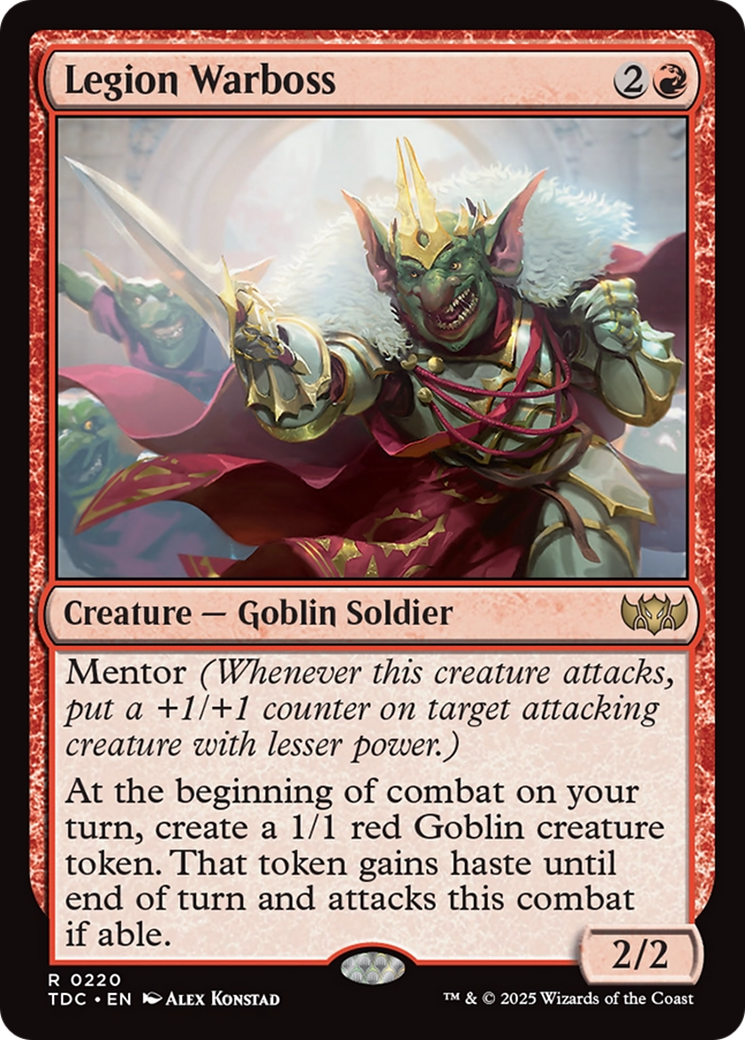 Legion Warboss [Tarkir: Dragonstorm Commander] | Good Games Cannington