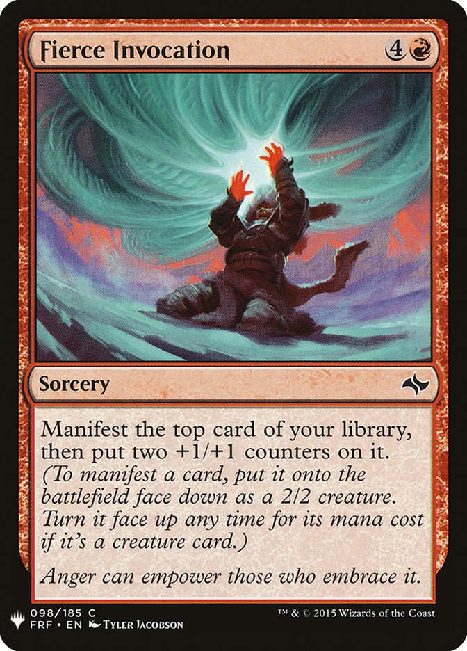Fierce Invocation [Mystery Booster] | Good Games Cannington