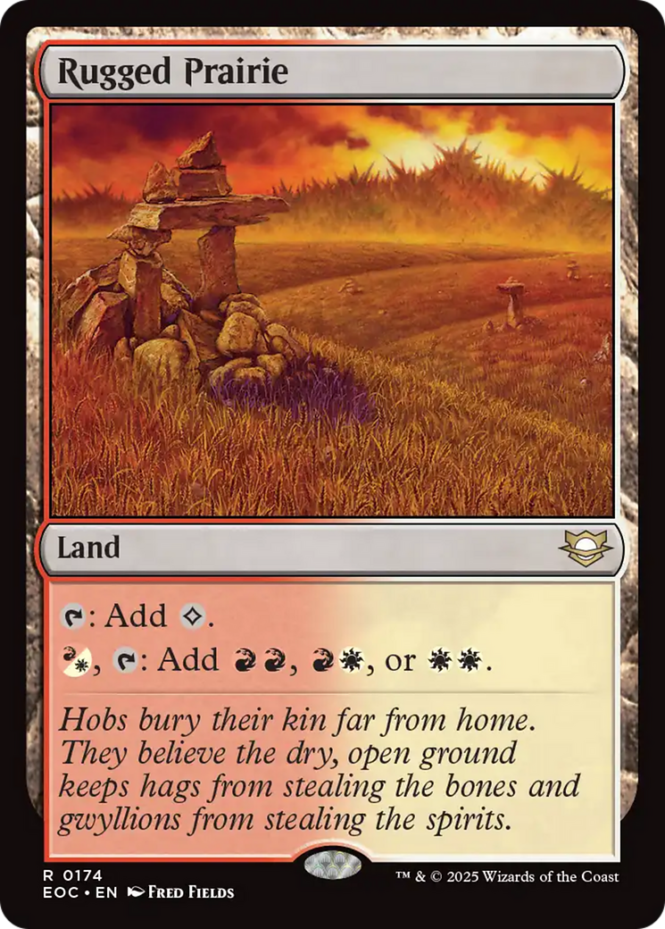 Rugged Prairie [Edge of Eternities Commander] | Good Games Cannington