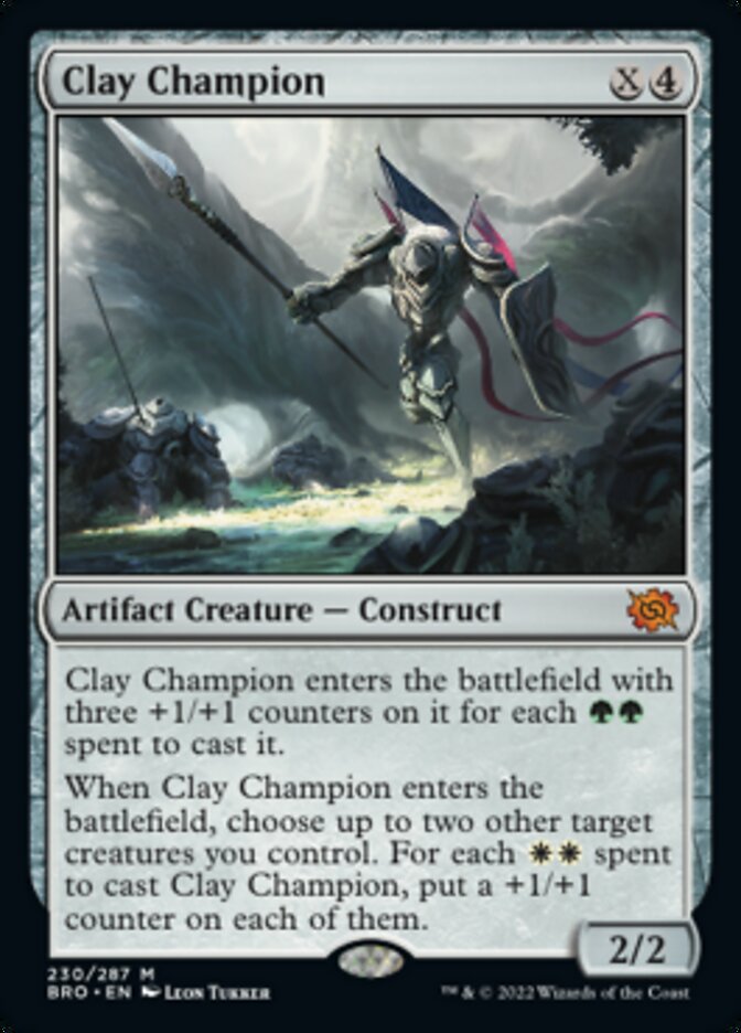 Clay Champion (Promo Pack) [The Brothers' War Promos] | Good Games Cannington