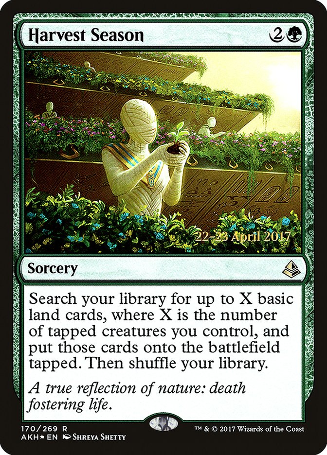 Harvest Season [Amonkhet Prerelease Promos] | Good Games Cannington