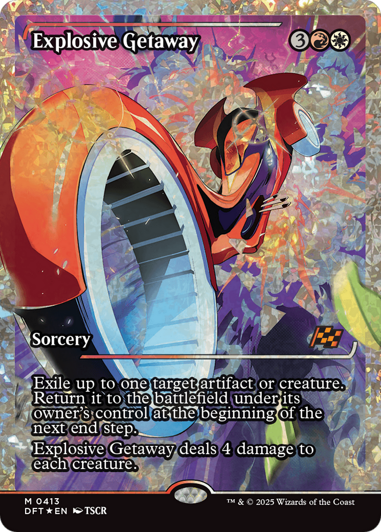 Explosive Getaway (Promo Pack) [Aetherdrift Promos] | Good Games Cannington