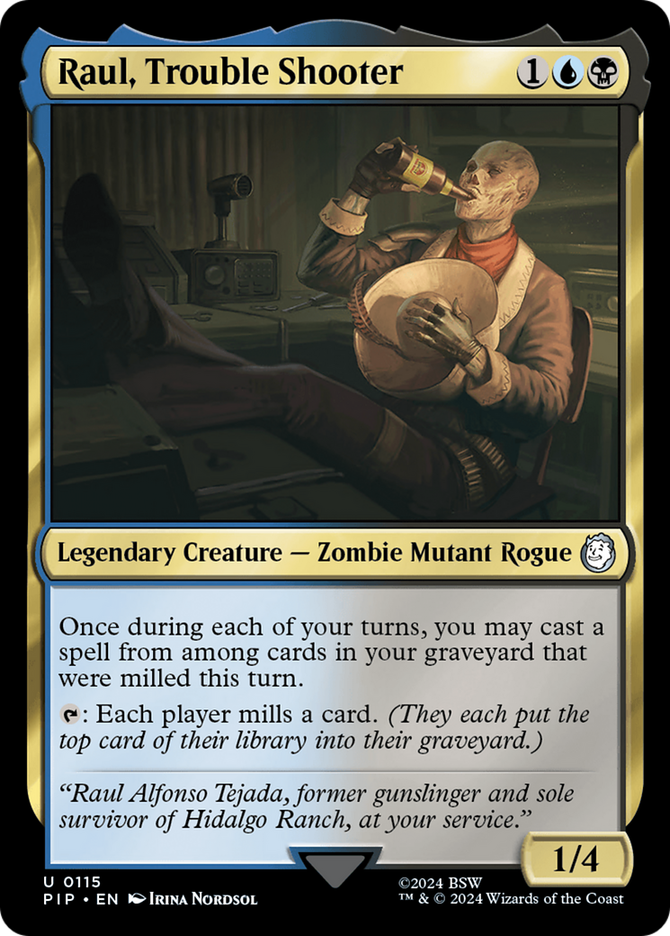 Raul, Trouble Shooter [Fallout] | Good Games Cannington