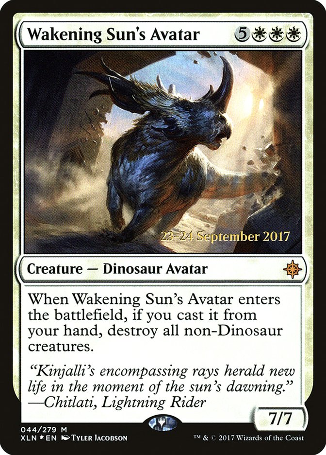Wakening Sun's Avatar [Ixalan Prerelease Promos] | Good Games Cannington