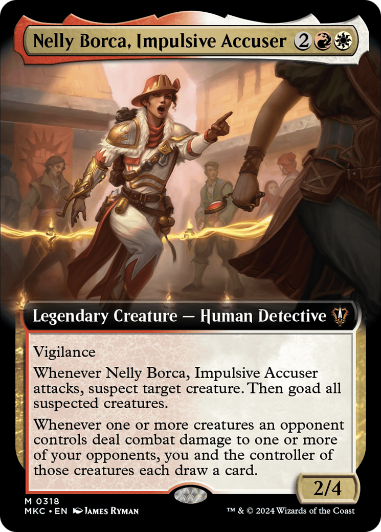 Nelly Borca, Impulsive Accuser (Extended Art) [Murders at Karlov Manor Commander] | Good Games Cannington