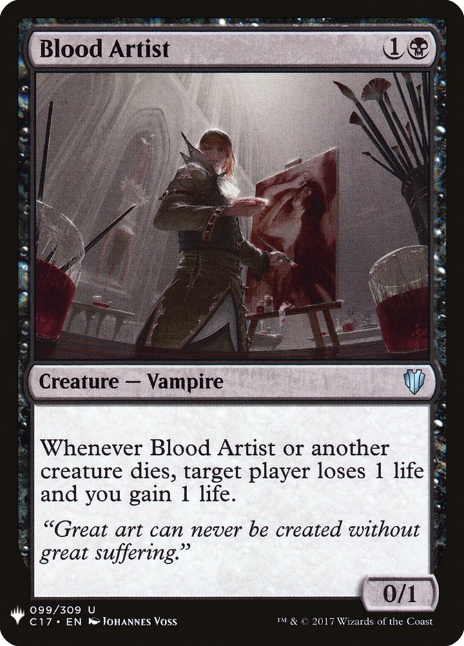 Blood Artist [Mystery Booster] | Good Games Cannington