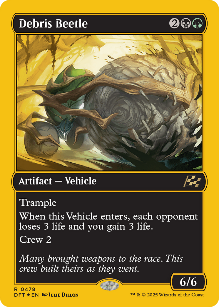 Debris Beetle (First-Place Foil) [Aetherdrift] | Good Games Cannington